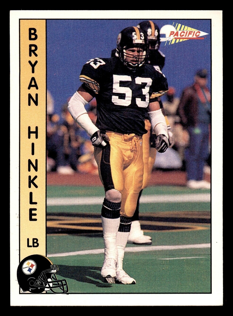 1992 Pacific #588 Bryan Hinkle Football Trading Card